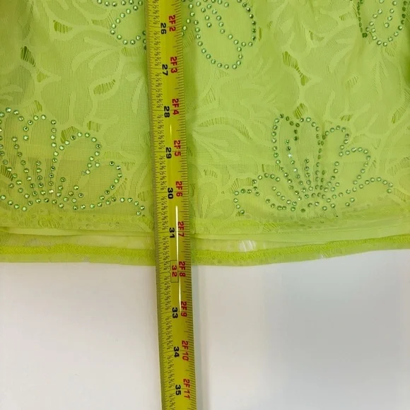 For Love and Lemons Anna Maxi Dress in Green Size M - Picture 12 of 16